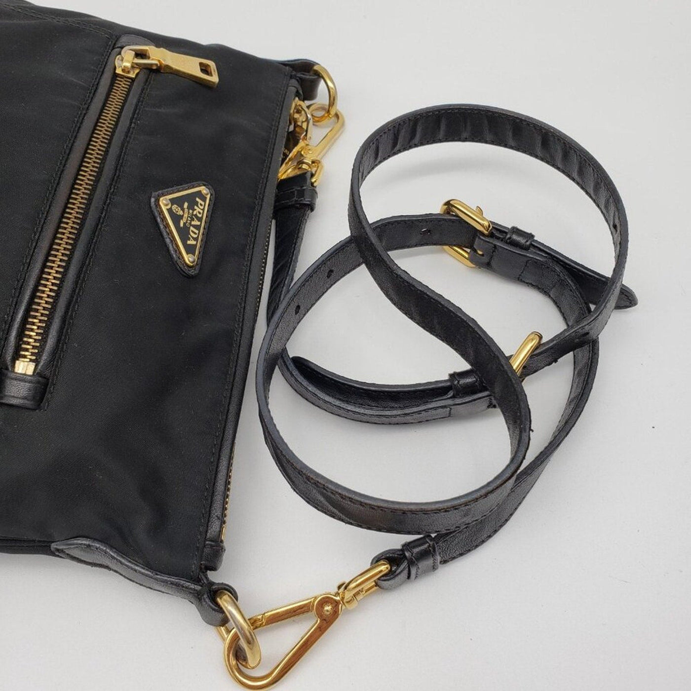 Authentic Prada Tessuto Nylon Shoulder Bag - Luxury Cheaper LLC