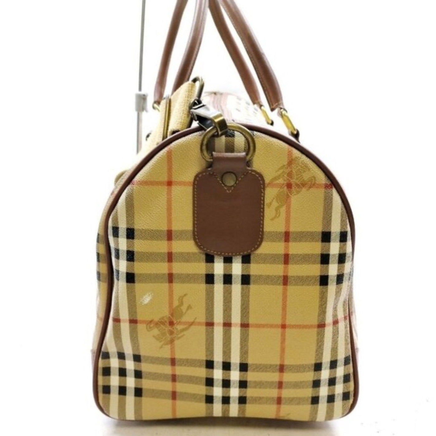 Burberry Boston Brown PVC Travel Bag - Luxury Cheaper LLC