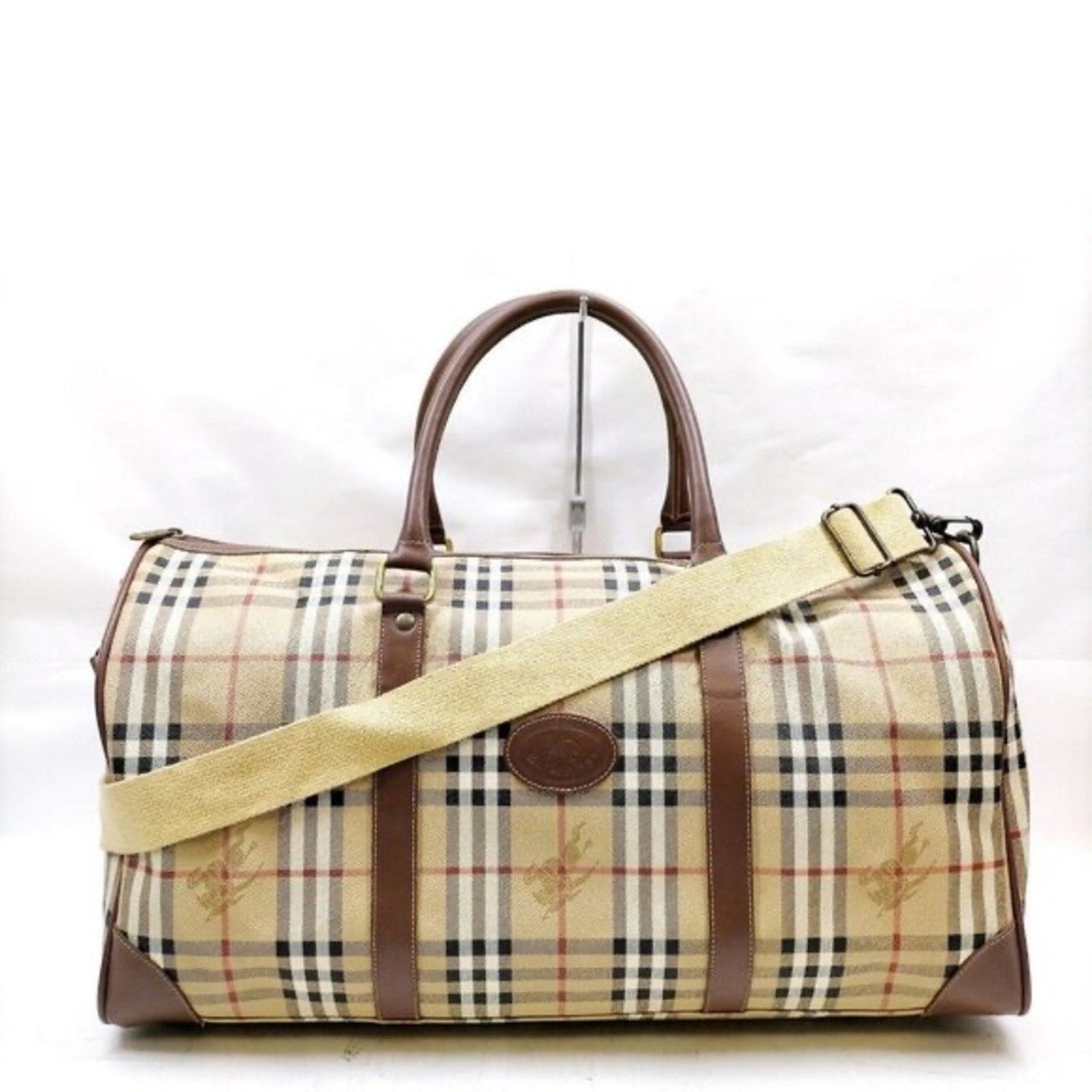 Burberry Boston Brown PVC Travel Bag - Luxury Cheaper LLC