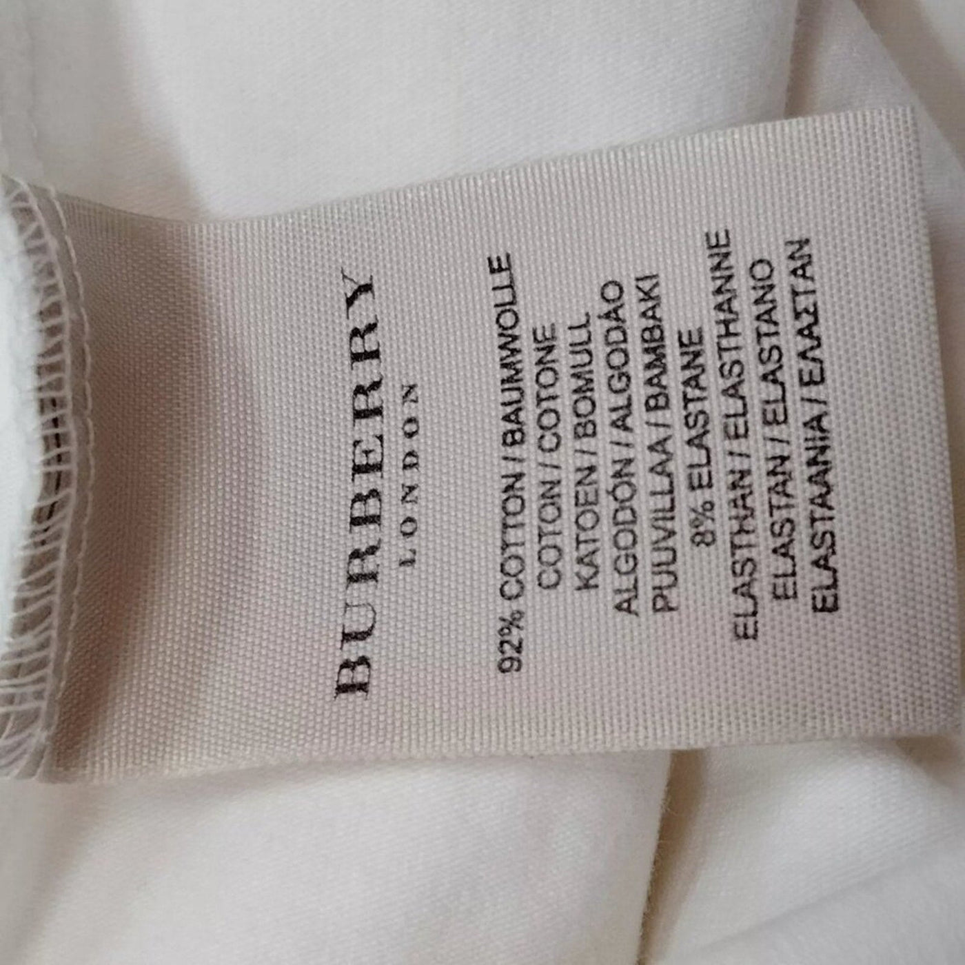 Burberrys London Tops Whites Cotton - Luxury Cheaper LLC