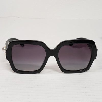 Chanel Acetate Charms Pearl Square Sunglasses 5479 - A Black Gold - Luxury Cheaper LLC
