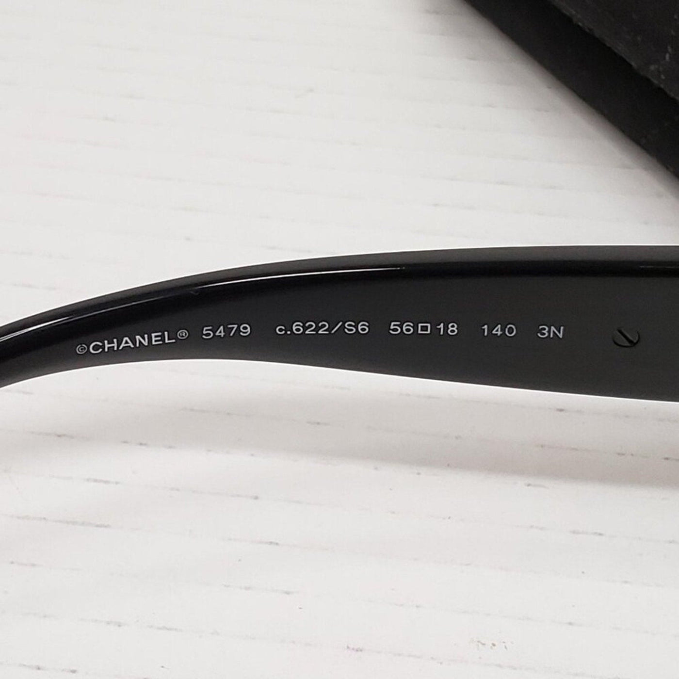 Chanel Acetate Charms Pearl Square Sunglasses 5479 - A Black Gold - Luxury Cheaper LLC