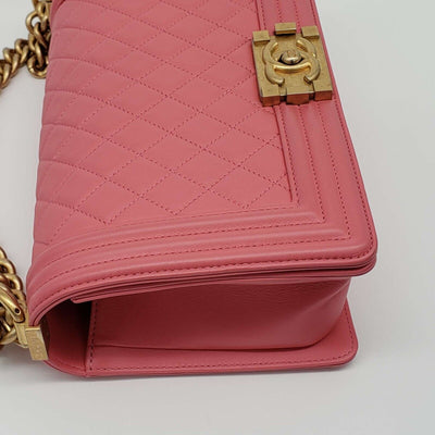 CHANEL Boy Lambskin Leather Medium Shoulder Bag 2700 - 080524 - Luxury Cheaper LLC