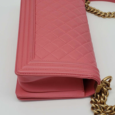 CHANEL Boy Lambskin Leather Medium Shoulder Bag 2700 - 080524 - Luxury Cheaper LLC
