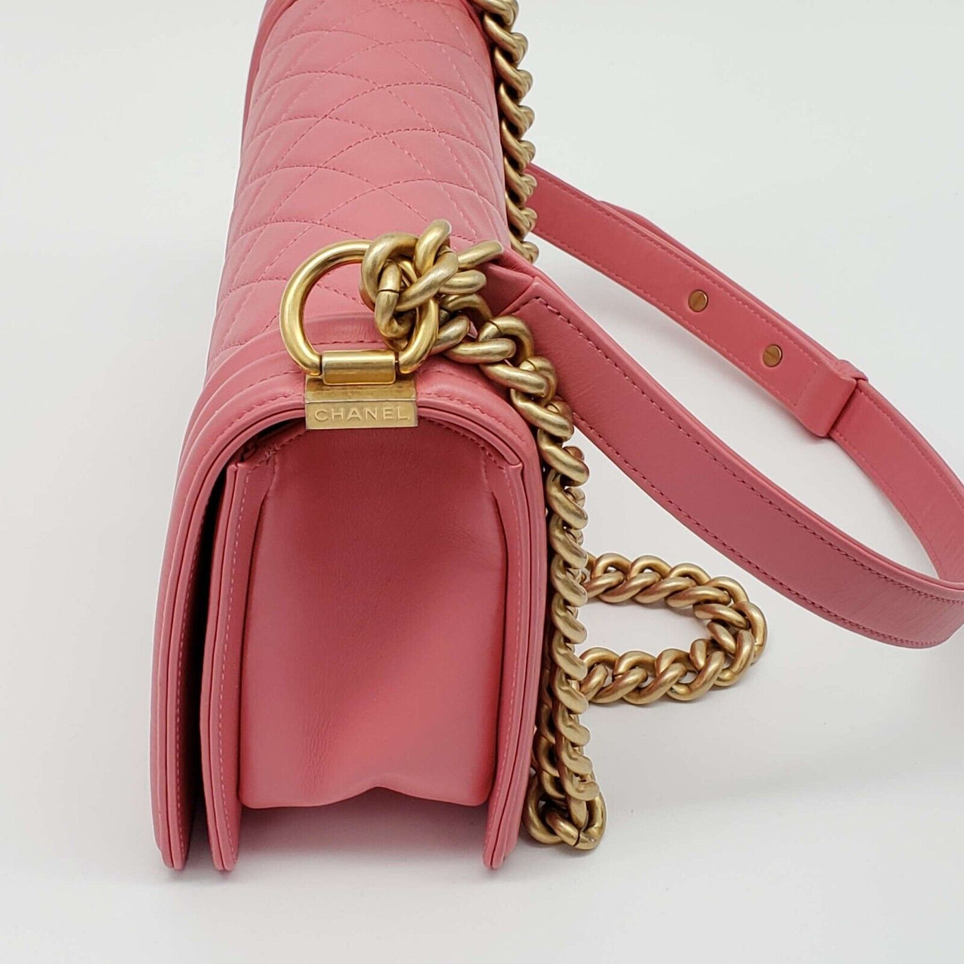 CHANEL Boy Lambskin Leather Medium Shoulder Bag 2700 - 080524 - Luxury Cheaper LLC
