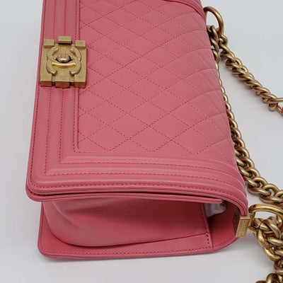 CHANEL Boy Lambskin Leather Medium Shoulder Bag 2700 - 080524 - Luxury Cheaper LLC