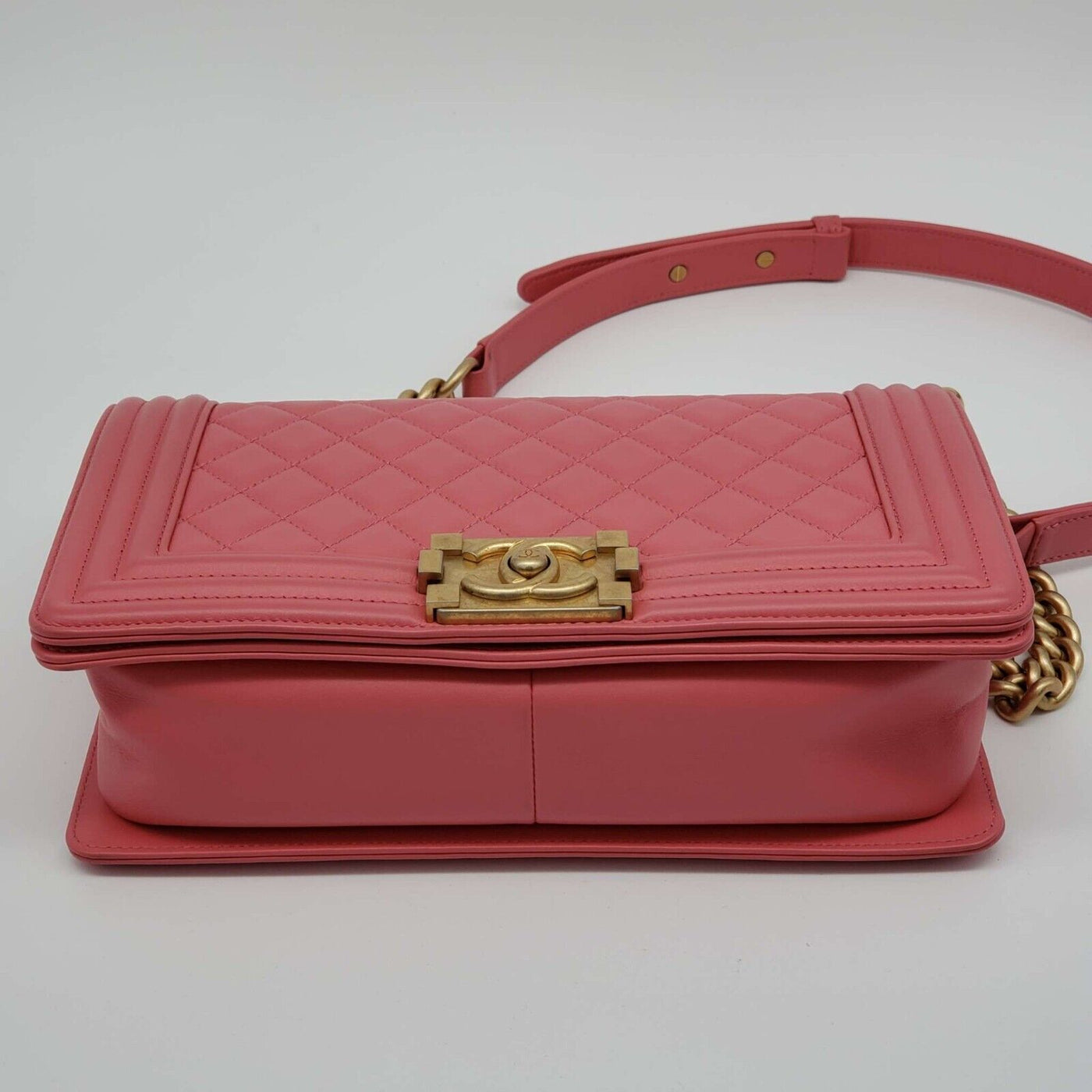 CHANEL Boy Lambskin Leather Medium Shoulder Bag 2700 - 080524 - Luxury Cheaper LLC