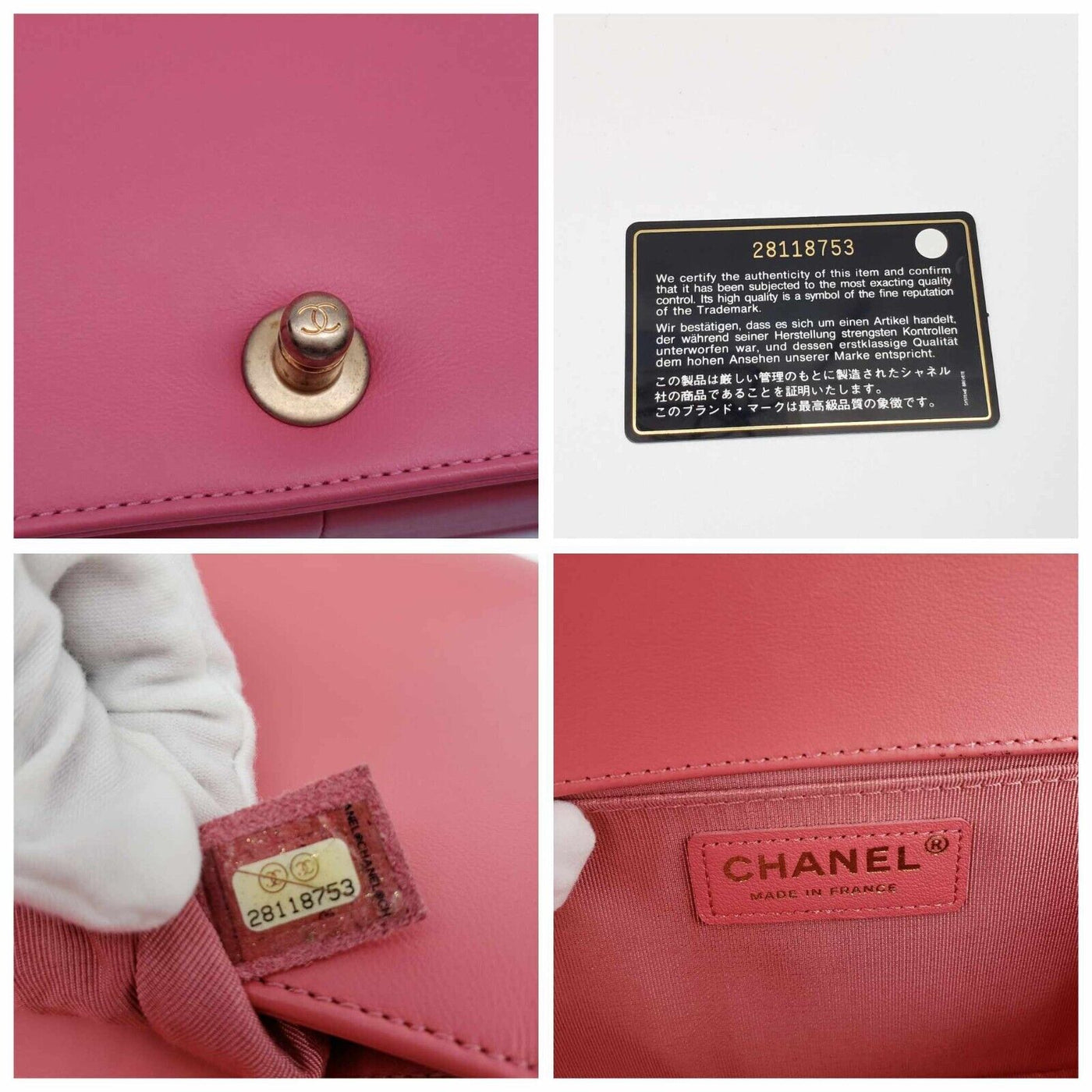CHANEL Boy Lambskin Leather Medium Shoulder Bag 2700 - 080524 - Luxury Cheaper LLC