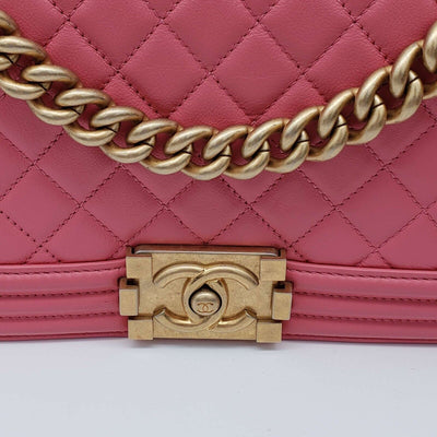 CHANEL Boy Lambskin Leather Medium Shoulder Bag 2700 - 080524 - Luxury Cheaper LLC