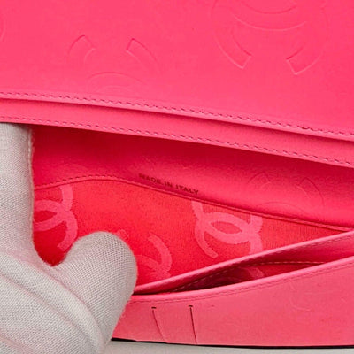 CHANEL Cambon Black Pink Lambskin Long Wallet lux385 - 043025 - Luxury Cheaper LLC