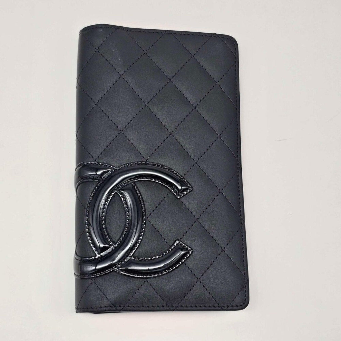 CHANEL Cambon Black Pink Lambskin Long Wallet lux385 - 043025 - Luxury Cheaper LLC
