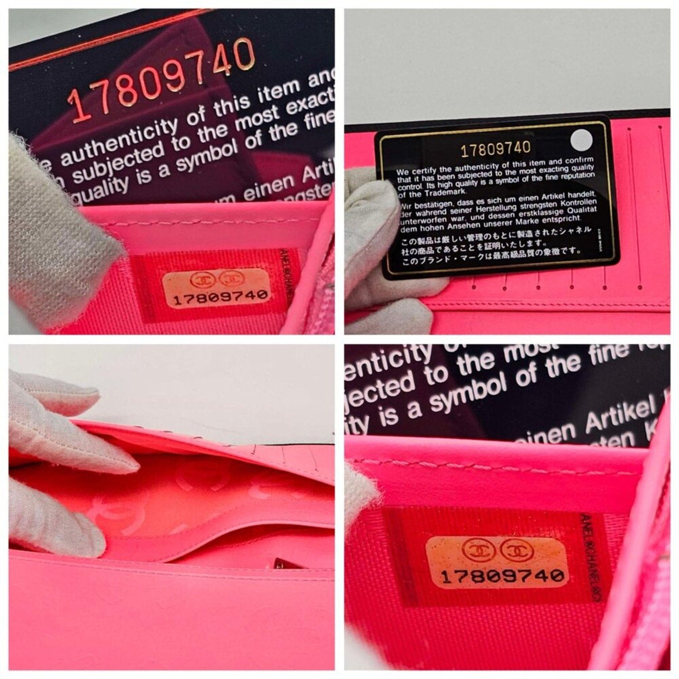 CHANEL Cambon Black Pink Lambskin Long Wallet lux385 - 043025 - Luxury Cheaper LLC