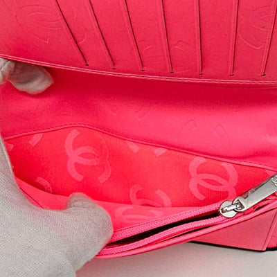 CHANEL Cambon Black Pink Lambskin Long Wallet lux385 - 043025 - Luxury Cheaper LLC