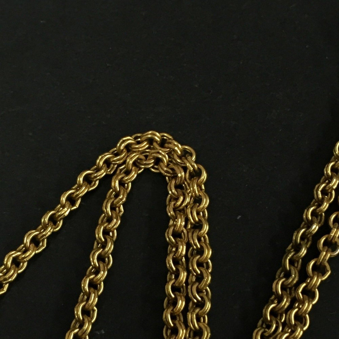 Christian Dior CD Logo Rhinestone Gold Tone Pendant Necklace lux70 - 100225 - Luxury Cheaper LLC