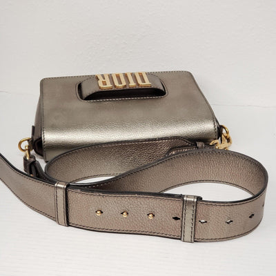Christian Dior Grained Evoilution Metallic Flap Gold Shoulder Bag Lux510 - 092325 - Luxury Cheaper LLC