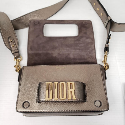 Christian Dior Grained Evoilution Metallic Flap Gold Shoulder Bag Lux510 - 092325 - Luxury Cheaper LLC