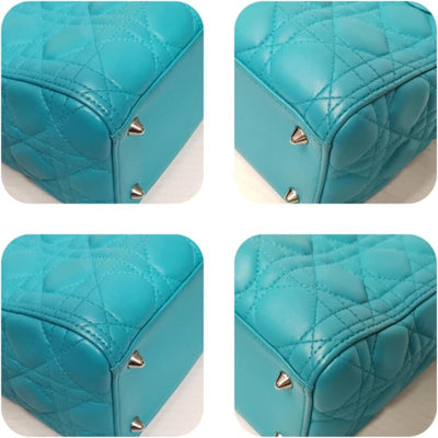 Christian Dior Lady Lambskin Leather Medium Satchel Bag 090925 - Luxury Cheaper LLC
