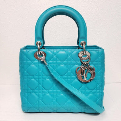 Christian Dior Lady Lambskin Leather Medium Satchel Bag 090925 - Luxury Cheaper LLC