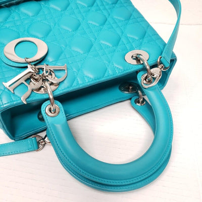 Christian Dior Lady Lambskin Leather Medium Satchel Bag 090925 - Luxury Cheaper LLC