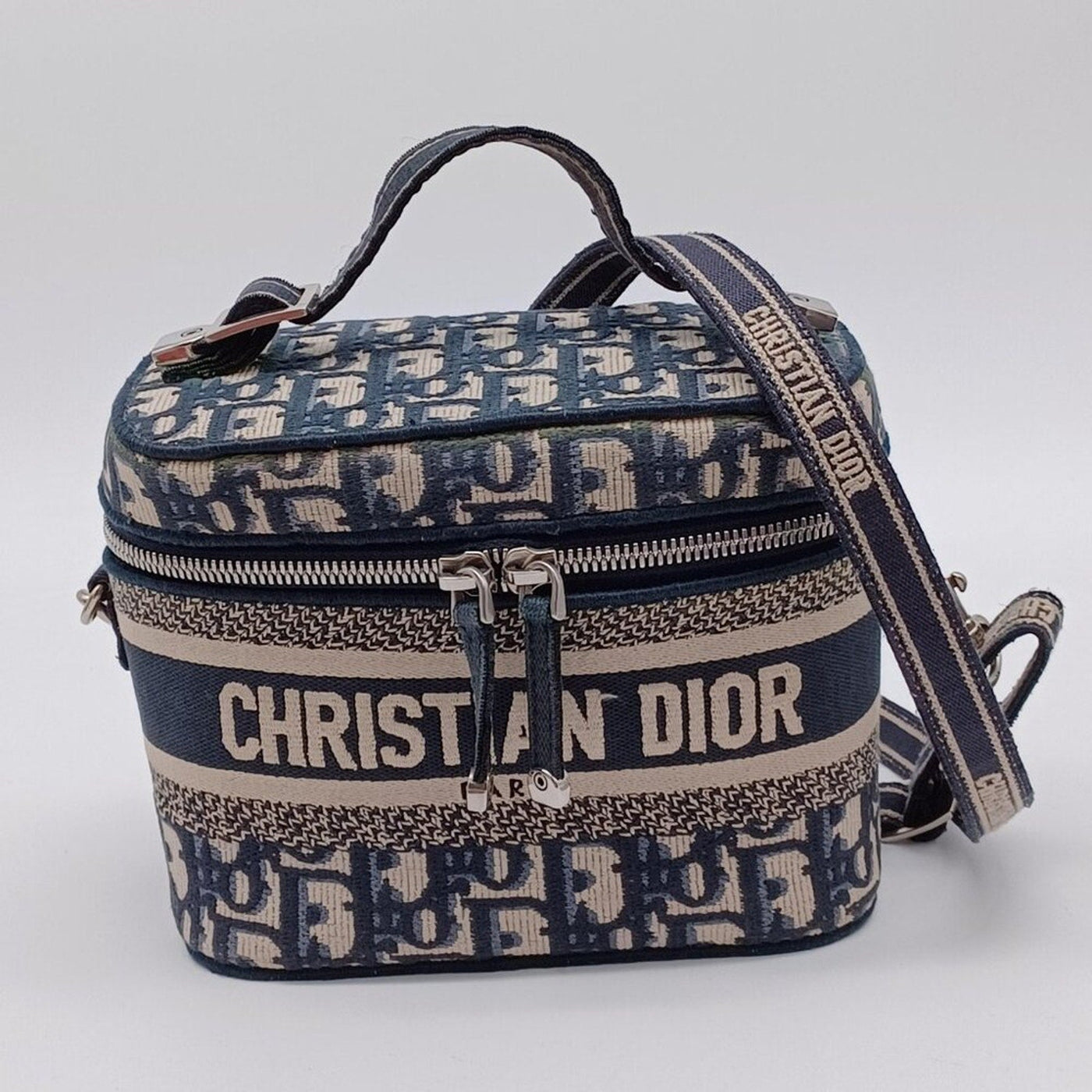 Christian Dior Oblique Small Travel Vanity Case w/Shoulder Strap lux - 1130 - 092025 - Luxury Cheaper LLC