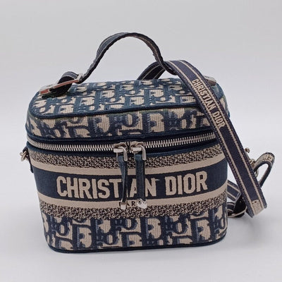 Christian Dior Oblique Small Travel Vanity Case w/Shoulder Strap lux - 1130 - 092025 - Luxury Cheaper LLC