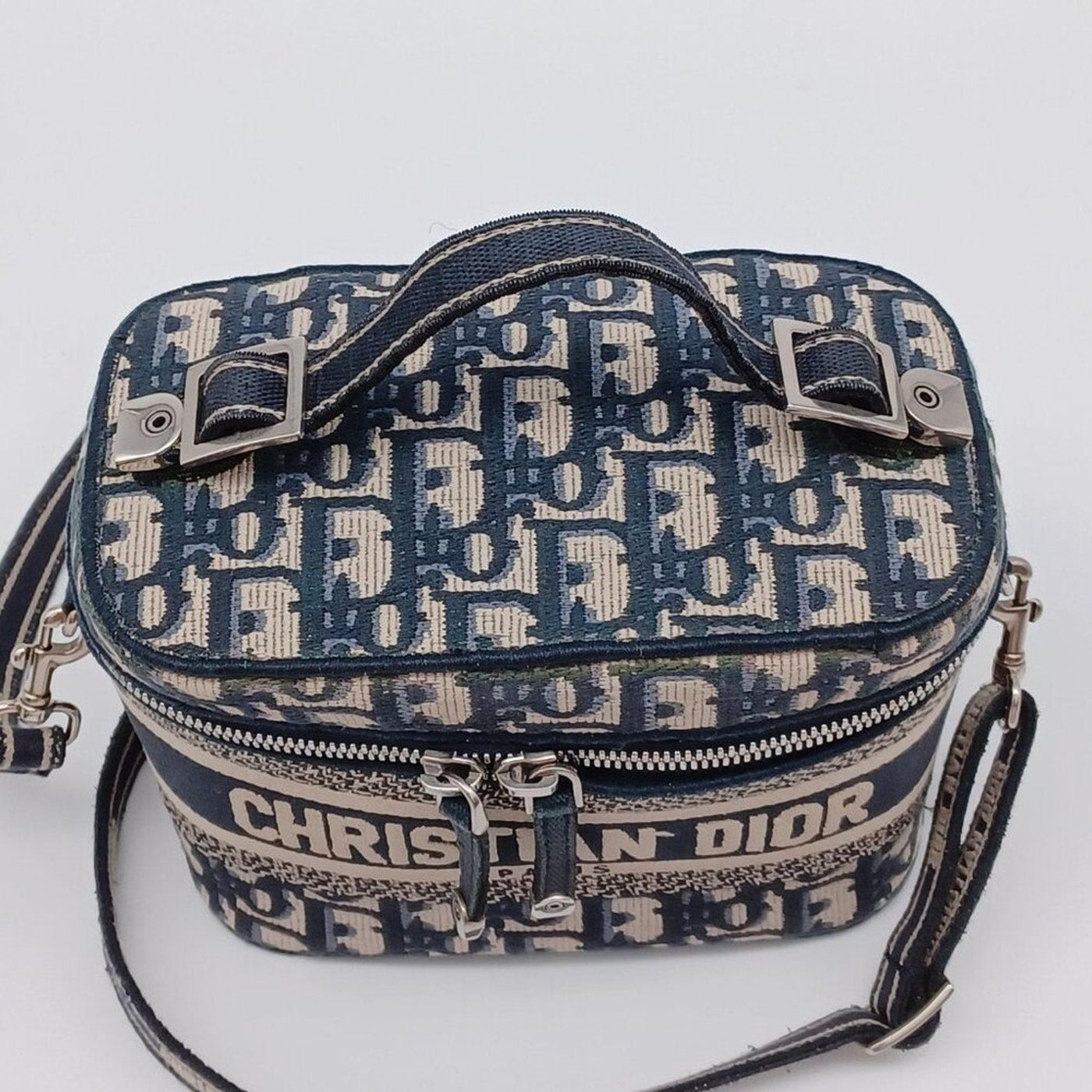Christian Dior Oblique Small Travel Vanity Case w/Shoulder Strap lux - 1130 - 092025 - Luxury Cheaper LLC