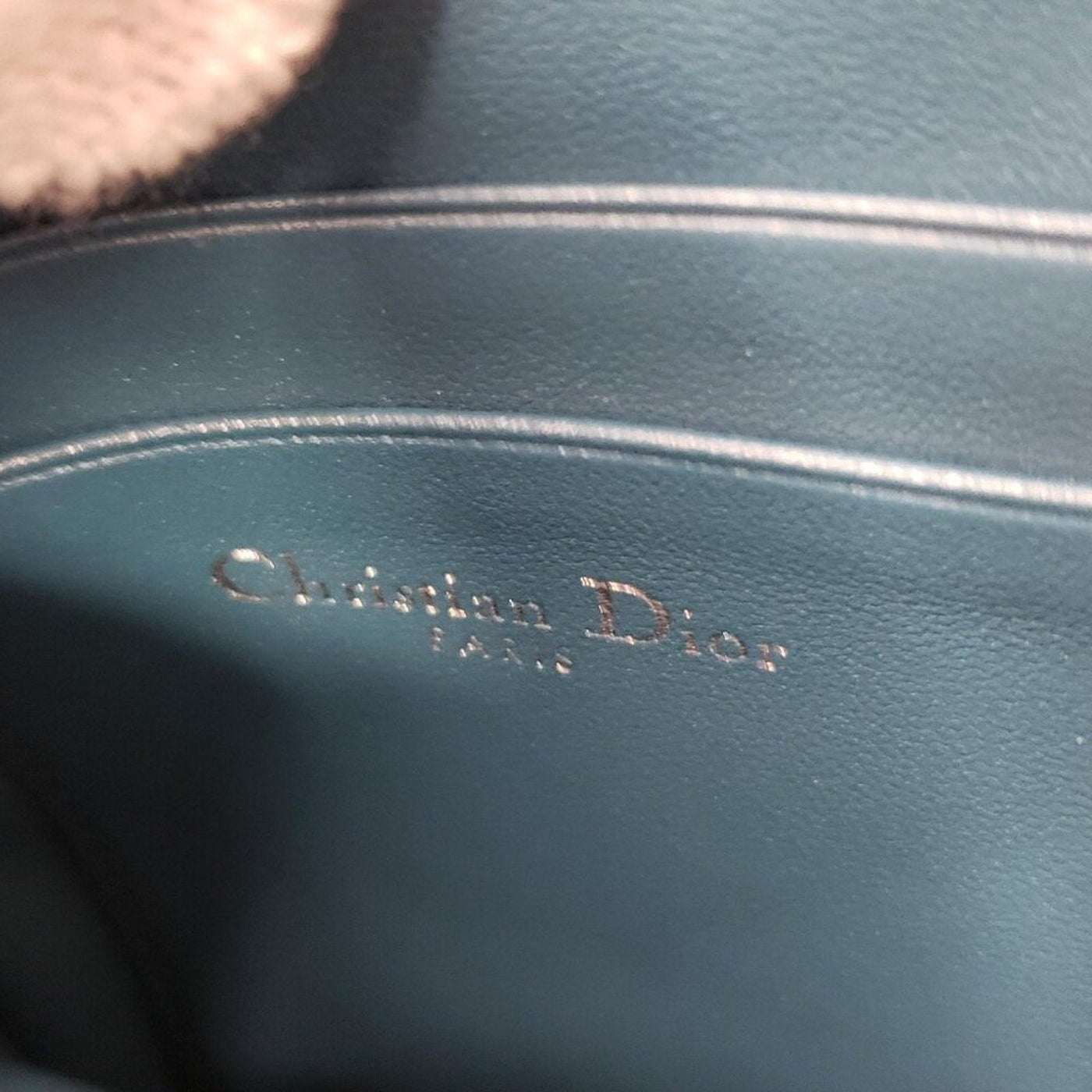 Christian Dior Supple Calfskin Cannage Caro Pouch Deep Ocean lux - 400 - 091725 - Luxury Cheaper LLC