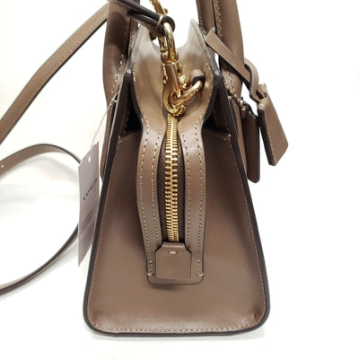 Coach Andrea Carryall Brown Leather Satchel Bag Lux - 152 - 090225 - Luxury Cheaper LLC