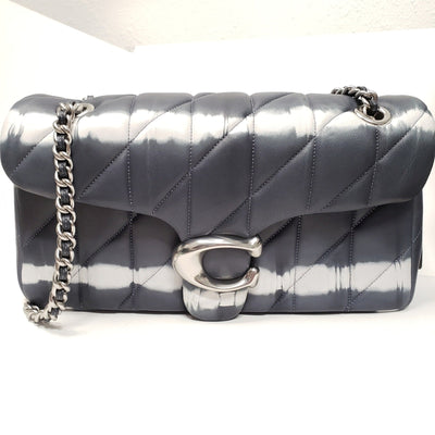 Coach Tabby 26 Tie Dye Metallic Gray Quilted Nappa Leather Bag Lux - 206 - 090225 - Luxury Cheaper LLC