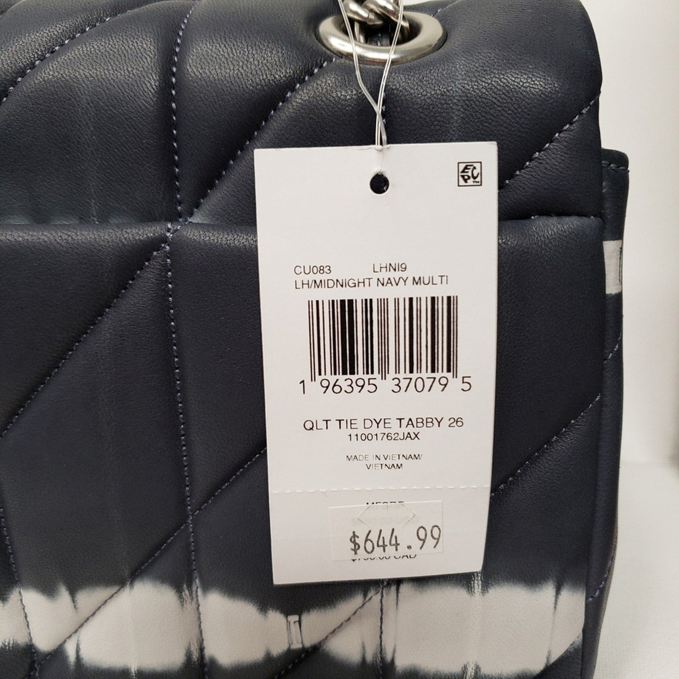 Coach Tabby 26 Tie Dye Metallic Gray Quilted Nappa Leather Bag Lux - 206 - 090225 - Luxury Cheaper LLC