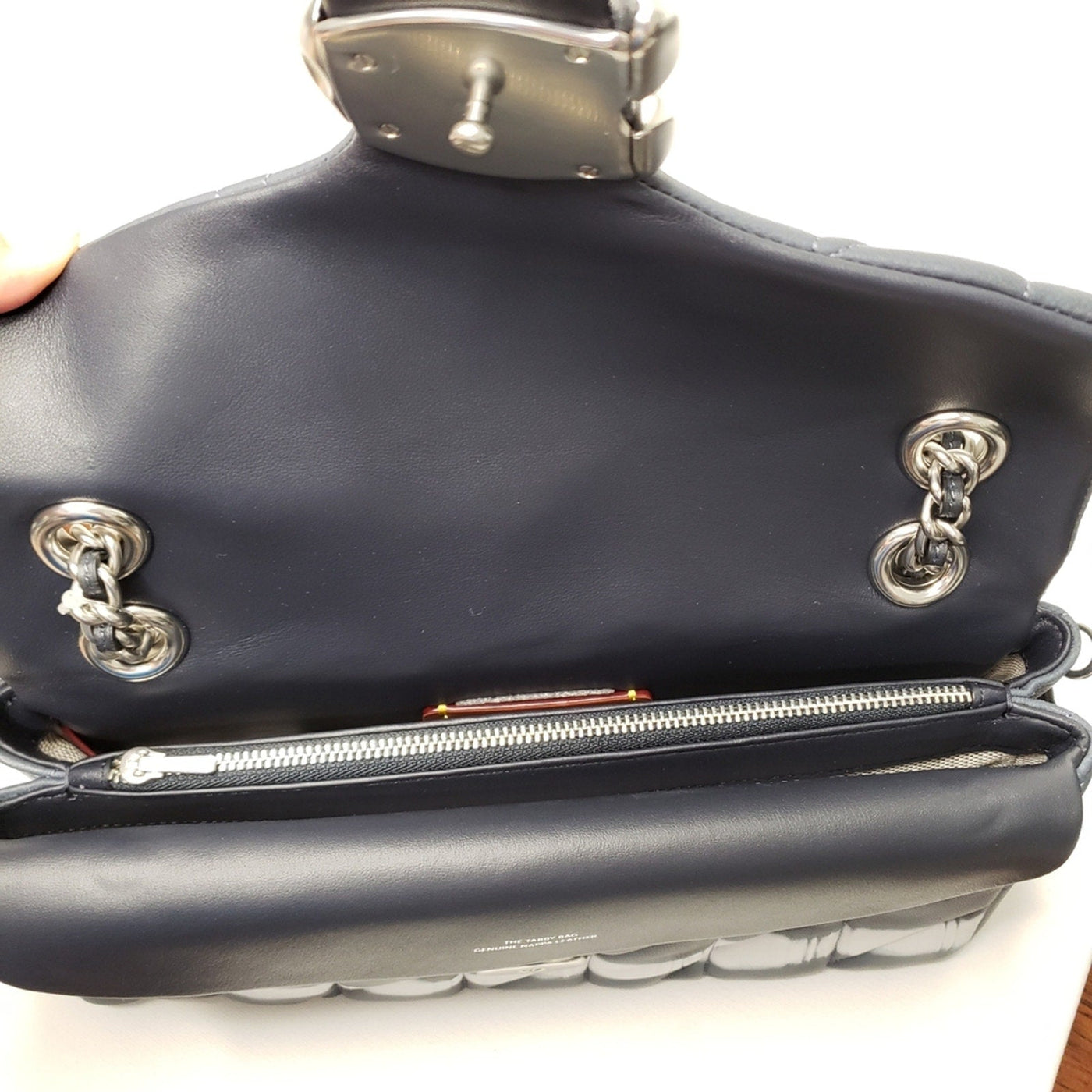 Coach Tabby 26 Tie Dye Metallic Gray Quilted Nappa Leather Bag Lux - 206 - 090225 - Luxury Cheaper LLC