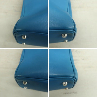 Dior VIP Blue Leather Satchel Bag - Luxury Cheaper LLC