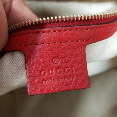 Gucci Boston Medium Canvas Crossbody and Shoulder Bag 650-092625