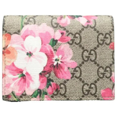 GUCCI Blooms Brown Canvas Wallet - Luxury Cheaper LLC