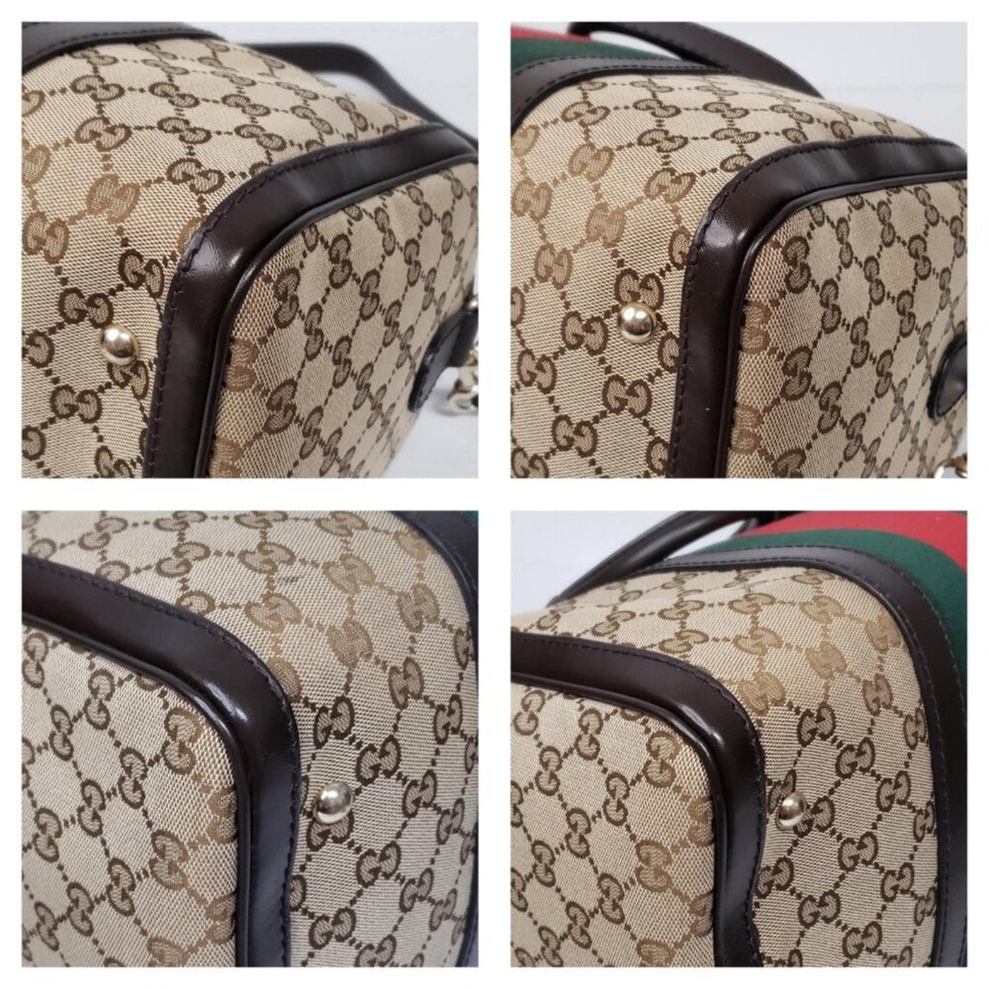 GUCCI Boston Cloth Satchel 564 - 092625 - Luxury Cheaper LLC