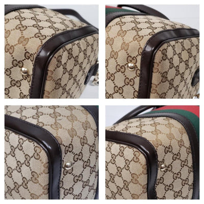 GUCCI Boston Cloth Satchel 564 - 092625 - Luxury Cheaper LLC