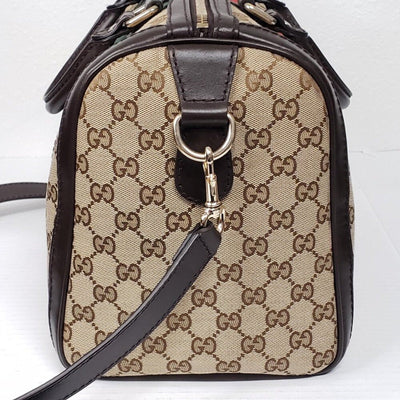 GUCCI Boston Cloth Satchel 564 - 092625 - Luxury Cheaper LLC