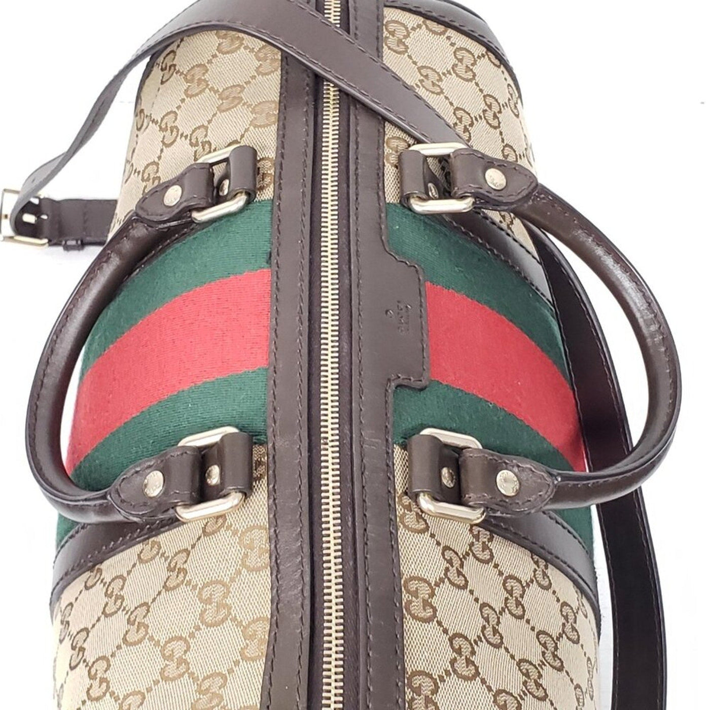 GUCCI Boston Cloth Satchel 564 - 092625 - Luxury Cheaper LLC