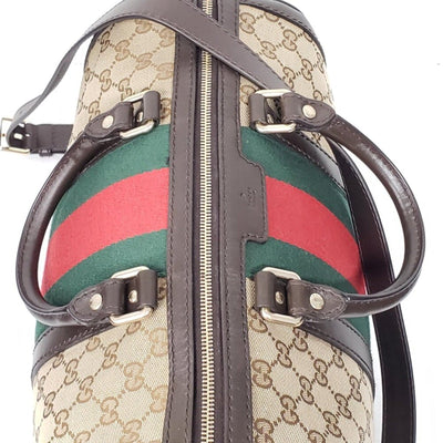 GUCCI Boston Cloth Satchel 564 - 092625 - Luxury Cheaper LLC
