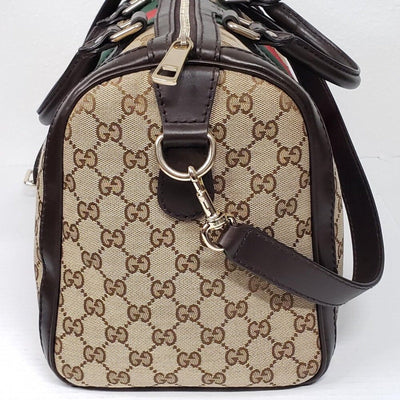 GUCCI Boston Cloth Satchel 564 - 092625 - Luxury Cheaper LLC