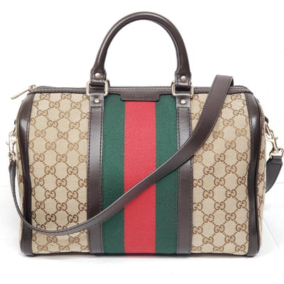 GUCCI Boston Cloth Satchel 564 - 092625 - Luxury Cheaper LLC