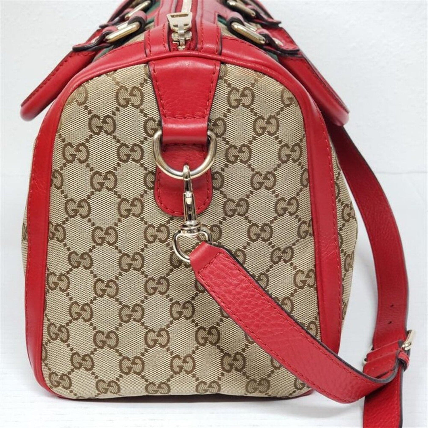 Gucci Boston Medium Canvas Crossbody and Shoulder Bag 650 - 092625 - Luxury Cheaper LLC