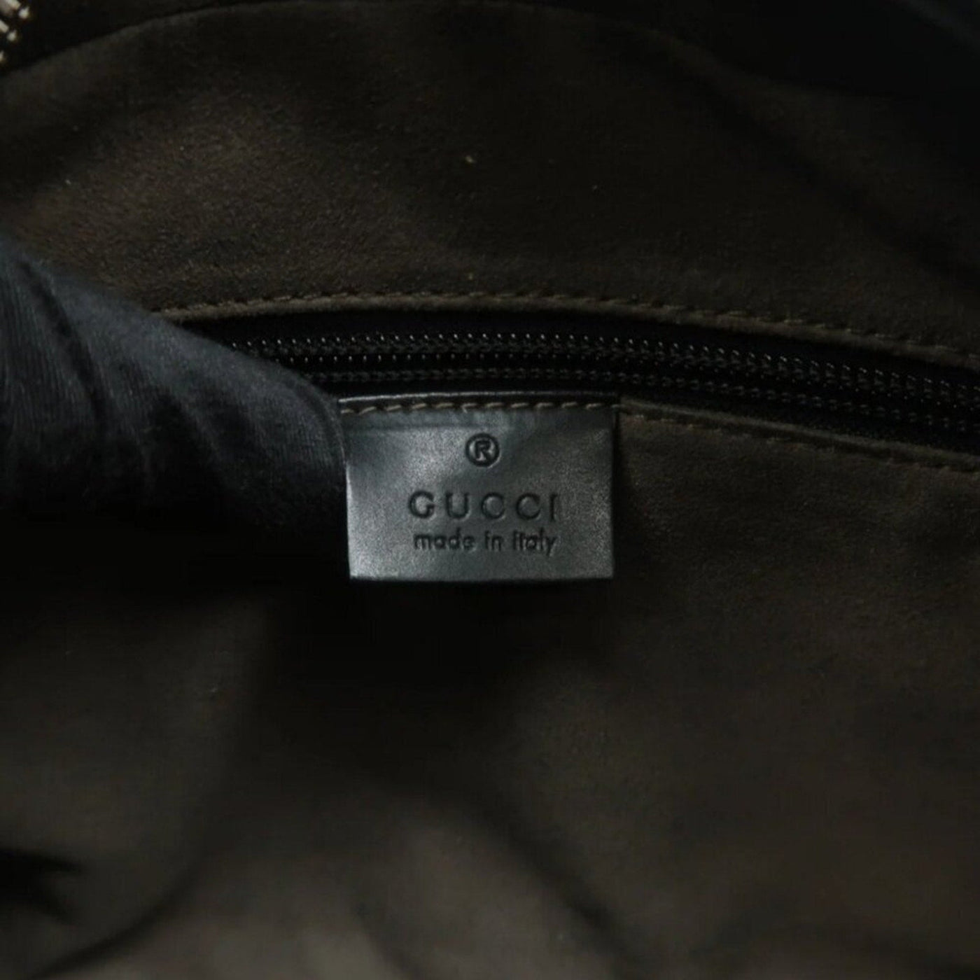 GUCCI Brown Canvas Shoulder Bag - Luxury Cheaper LLC