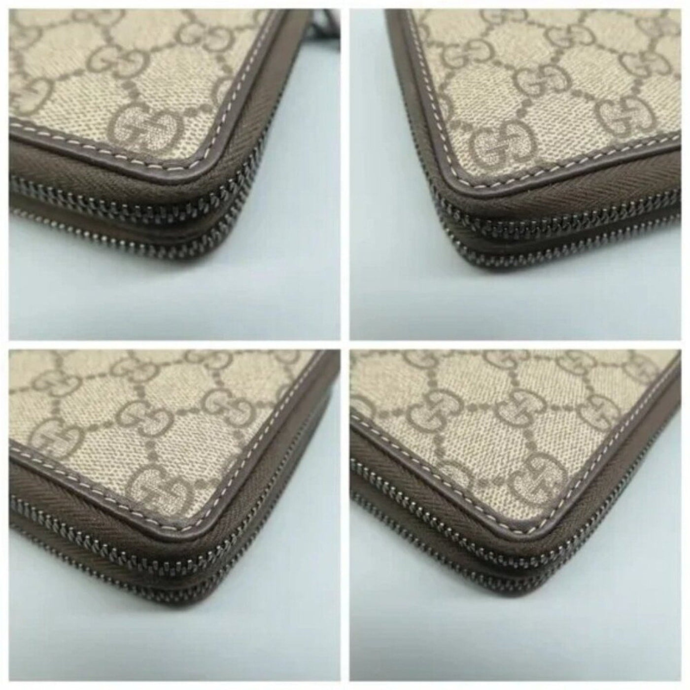 GUCCI Brown GG Canvas Clutch Bag - Luxury Cheaper LLC