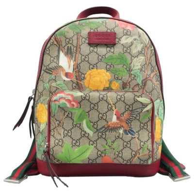 GUCCI Brown&Multicolor Canvas Backpack - Luxury Cheaper LLC