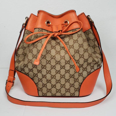 Gucci Bucket GG Canvas Medium Shoulder Bag lux530 - 101025 - Luxury Cheaper LLC