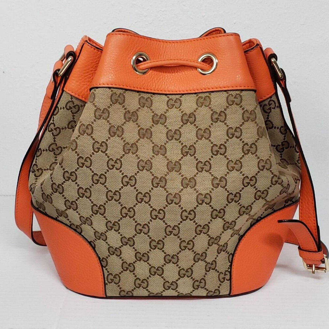 Gucci Bucket GG Canvas Medium Shoulder Bag lux530 - 101025 - Luxury Cheaper LLC