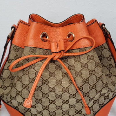 Gucci Bucket GG Canvas Medium Shoulder Bag lux530 - 101025 - Luxury Cheaper LLC