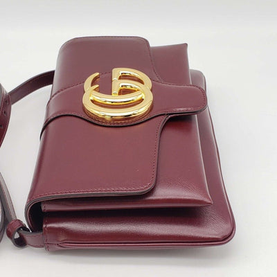 GUCCI Burgundy Leather Small Arli Shoulder Bag Brand New LUX687 - 101225 - Luxury Cheaper LLC