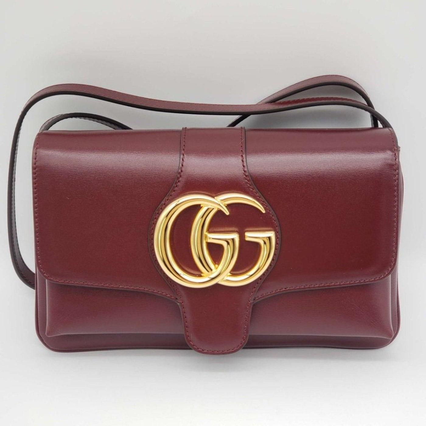 GUCCI Burgundy Leather Small Arli Shoulder Bag Brand New LUX687 - 101225 - Luxury Cheaper LLC
